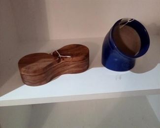 Had to look both of these items to see what they are -- just in case you don't know they are sometimes called salt pigs.  I bet all you chefs already knew this