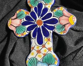 Talavera Cross Approximately 4"