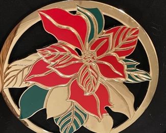 Christmas Flower Hot Plate Pointsettia 