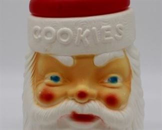Empire Santa Blow Mold Cookie Jar