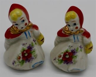 Hull Red Riding Hood Salt & Pepper Shakers