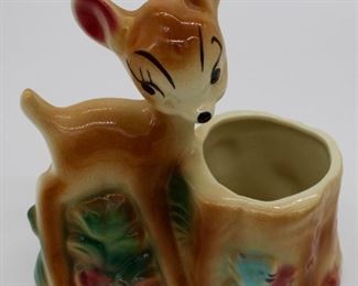 Vintage Disney Bambi Planter