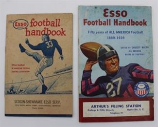 Vintage Esso Football Handbooks