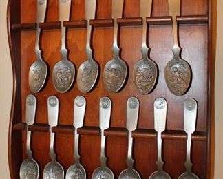 Franklin Mint American Colonies Spoon Collection