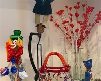 more glass clowns