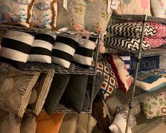 and more pillows  with price tags still on them