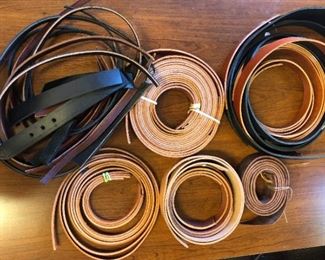 Belt Making Leather