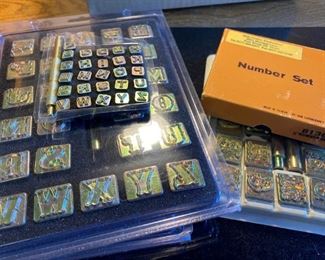 Leather Stamping Letters and Numbers