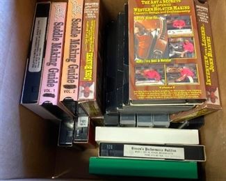 Saddle Making VHS Tapes