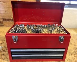 Tool Box and Tools for Tooling Leather