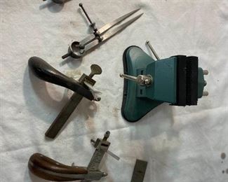 Vice, Calipers, and Knives