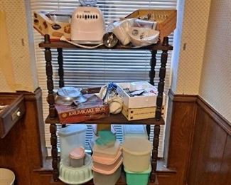 Vintage small kitchen gadgets and tupperware 