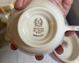 Rhodora Lenox dinnerware