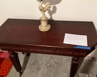 Vintage half dining room table, from the Plaza.