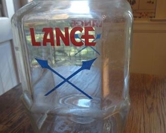 VTG Lance Glass Store Cracker Jar (no lid)