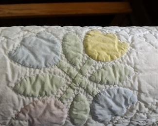 2 beautiful hand Crafted twin size quilts