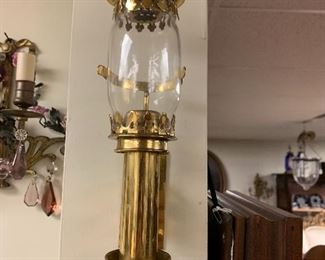 One of a Pair Pulman Coach Lamps