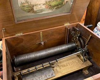 One of Two Music Boxes