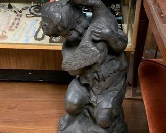 Antique Lead Garden Fountain