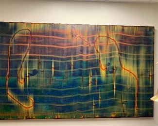 Contemporary Painting  Artist Signed, sorry having  senior moment, can't remember who the damn artist is 