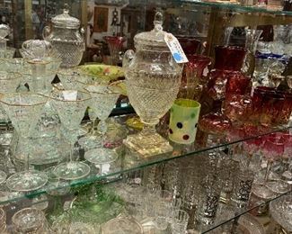 Wonderful selection of Cut & Engraved Crystal 