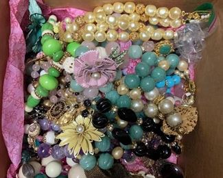 Scads of Costume Jewelry 