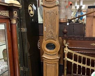 French Provincial Tall Case Clock , 6 Panel Screen