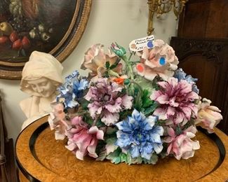 Italian Hand Painted Flowers