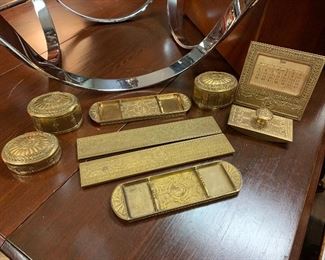 9 Piece Tiffany Desk Set 