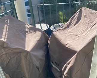 2 Ravenna covers for patio swivel chairs