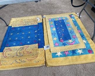 (2 ) 3 pc rug sets