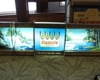 Hamms beer sign