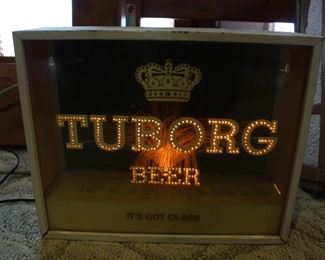 Tuborg beer sign