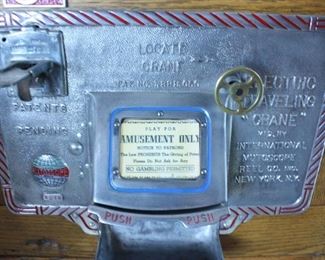 Antique Claw Machine Mutoscope Electric Traveling Crane