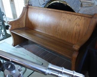 Antique Church Pew