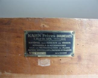 Antique Kahn Freres Drafting Table