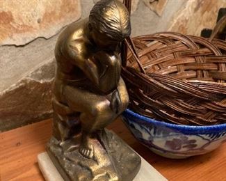 Brass bookend (there are 2 of these)