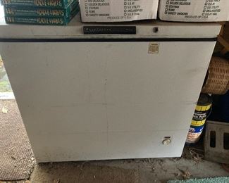 Small Amana chest freezer