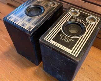 Vintage brownie cameras