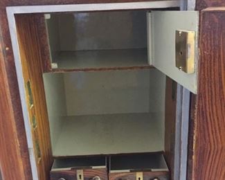 Two Lower Drawers with Separate Keys!