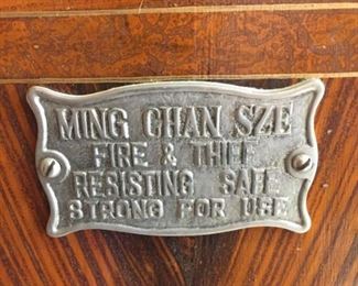MING CHAN SAFE - Just as the Metal Plate states!!     