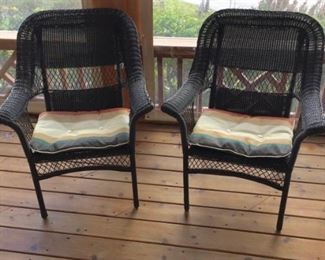 Two Wicker Patio Chairs - Great Condition