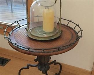 Beautiful Table and Dome Glass Decor