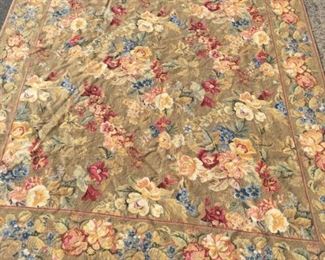 The Flowers Pop in this 8'X10' Colorful Area Rug
