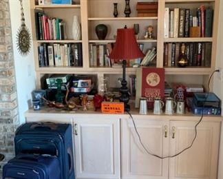 Books, Luggage and More Great Decor