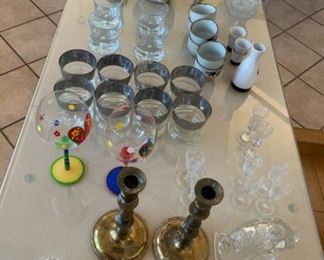 Lots of Glassware to Choose From!!