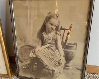 Vintage Photo of Cute Little Gal