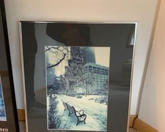 Laurel Spingola's Digital Photograph "Winter Respite/Chicago"