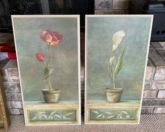 Another Pair of Beautiful Florals