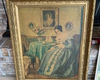 Vintage Picture with Very Nice Frame